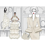 Megan Hess. Elegance варинант исполнения - 3 | Loft Concept в Сочи