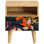 Прикроватная тумба с изображением на ящике Elise Nightstand варинант исполнения - 9 | Loft Concept в Сочи