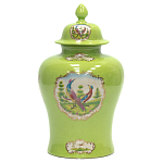 Фарфоровая ваза с крышкой Eden Garden варинант исполнения - 1 | Loft Concept в Сочи