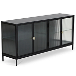 Сервант четырехдверный с рифленым стеклом The Keeper варинант исполнения - 1 | Loft Concept в Сочи