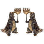 Подсвечник в виде дракона Dragon candlestick Green Gold Brown L or R варинант исполнения - 7 | Loft Concept в Сочи