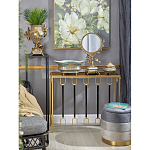 Зеркало с бронзовой подставкой в виде дерева и фарфоровыми птичками на голубом основании Eden Garden варинант исполнения - 3 | Loft Concept в Сочи