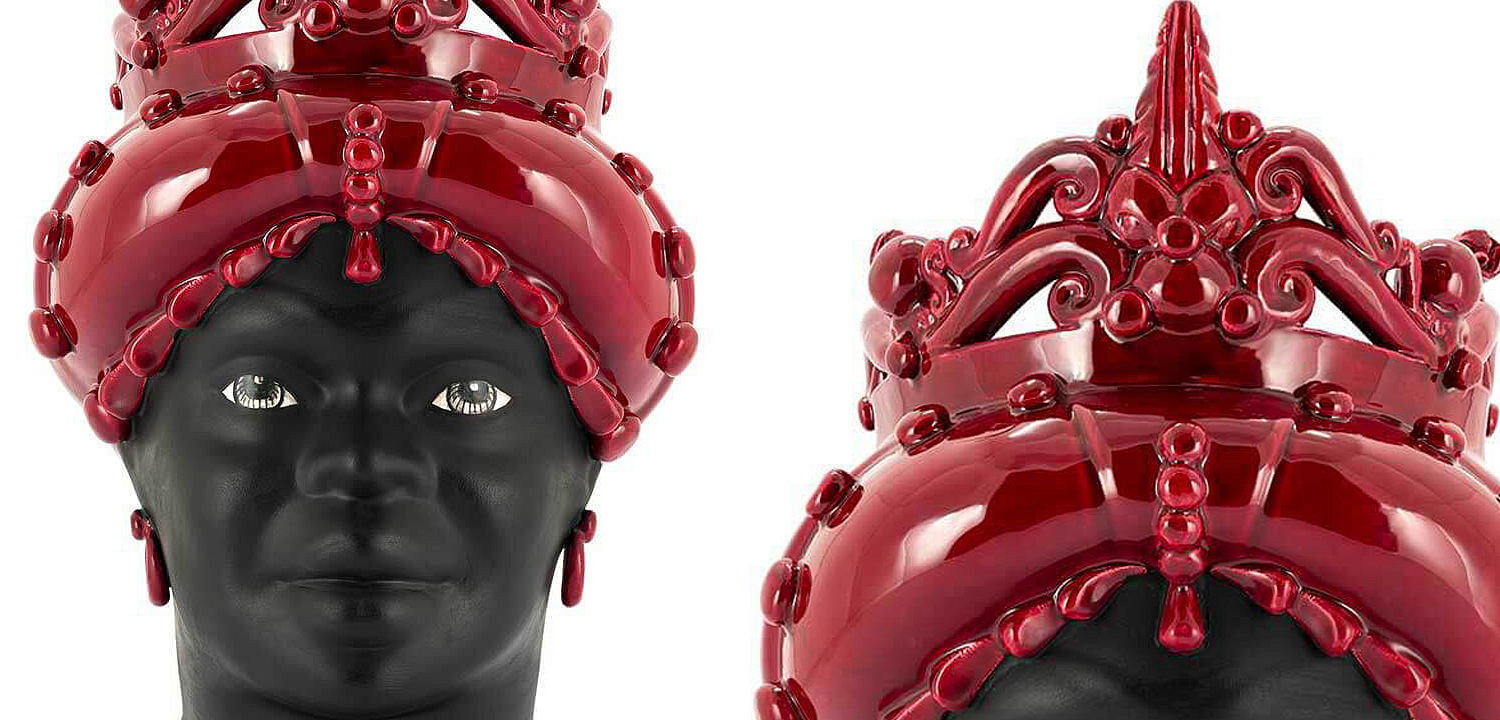 Ваза VASE MORO LADY MED. MAT H45 burgundy Ваза VASE MORO LADY MED. MAT H45 burgundy - Loft-Concept в Сочи