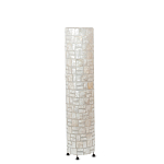 Торшер из перламутра на металлическом каркасе Indonesian Cylinder варинант исполнения - 4 | Loft Concept в Сочи