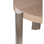 Столик журнальный круглый со светлым шпоном Light Veneer Table варинант исполнения - 6 | Loft Concept в Сочи