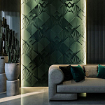 Гипсовая 3D Панель D-03 варинант исполнения - 1 | Loft Concept в Сочи