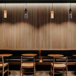 Подвесной светильник с рифленым стеклянным плафоном цилиндрической формы ARTICOLO варинант исполнения - 5 | Loft Concept в Сочи