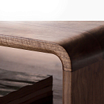 Кофейный стол из дерева с ящиком и нишей для хранения Coffee Walnut Table варинант исполнения - 6 | Loft Concept в Сочи