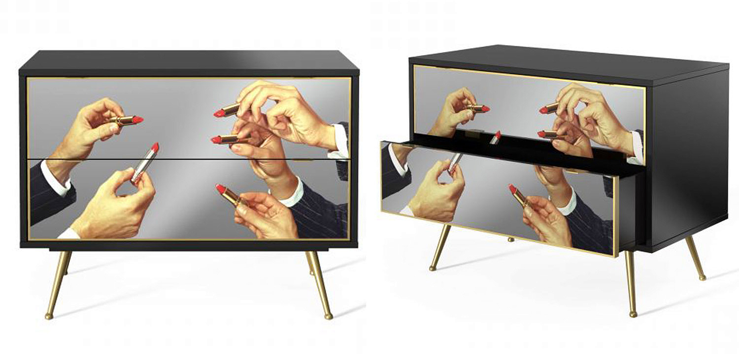 Комод Seletti Chest of Two Drawers Lipstick Комод Seletti Chest of Two Drawers Lipstick - Loft-Concept в Сочи