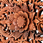 Панно из дерева квадратное Tracery Panel With Trees варинант исполнения - 2 | Loft Concept в Сочи