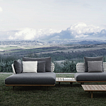 Дизайнерский модульный уличный диван SWAY Modular Sofa варинант исполнения - 8 | Loft Concept в Сочи