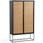 Шкаф с 2-мя дверцами из ротанга ручной работы Fuse Wicker Furniture варинант исполнения - 1 | Loft Concept в Сочи