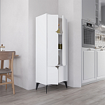 Комод белый с 4-мя дверцами на металлических ножках SPARK MULTIPURPOSE CABINET WHITE варинант исполнения - 7 | Loft Concept в Сочи