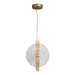 Подвесной светильник с круглым стеклянным плафоном Gingham варинант исполнения - 5 | Loft Concept в Сочи