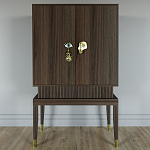 Кабинетный шкаф Elsa Dreams Walnut с 2-мя ящиками варинант исполнения - 3 | Loft Concept в Сочи