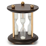 Часы круглые настольные Time Forward песочные варинант исполнения - 1 | Loft Concept в Сочи