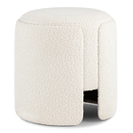 Дизайнерский Пуф Букле Poof Alice White Boucle  варинант исполнения - 1 | Loft Concept в Сочи