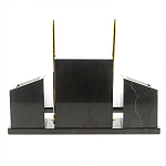 Настольный письменный набор из мрамора и змеевика с гербом России Marble Accessory варинант исполнения - 4 | Loft Concept в Сочи