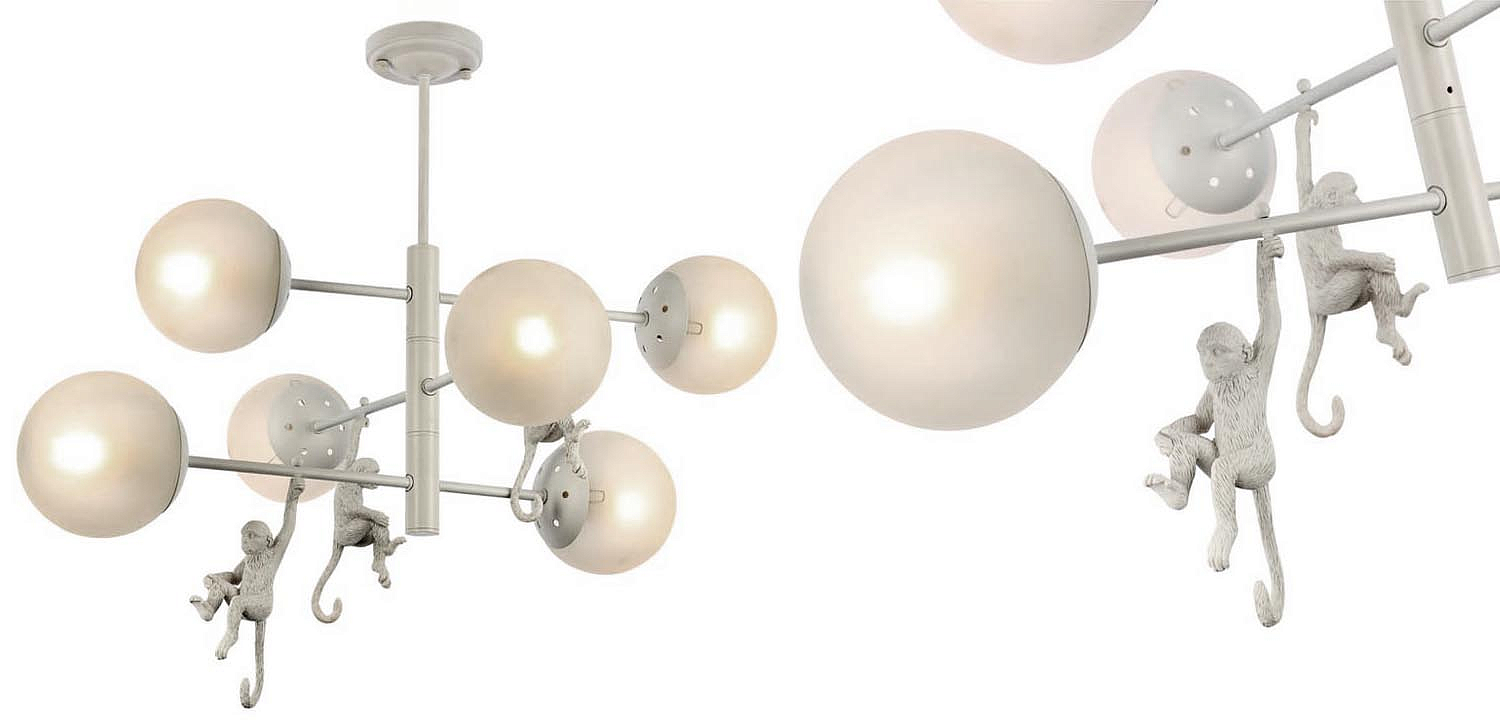 Люстра Hanging Monkey 6 lamp Люстра Hanging Monkey 6 lamp - Loft-Concept в Сочи
