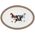 Сервиз обеденный из фарфора с изображением лошадей на 6 персон 23 предмета Porcelain Horse Set  варинант исполнения - 4 | Loft Concept в Сочи