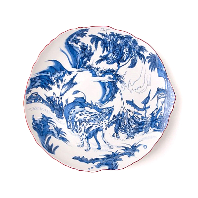 Тарелка Seletti Blue Chinoiserie Тарелка Seletti Blue Chinoiserie