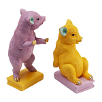 Держатель для книг Multicolored Piglet Bookends варинант исполнения - 2 | Loft Concept в Сочи