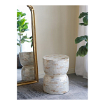 Приставной столик с мозаичным рисунком из раковин устриц Bone Inlay варинант исполнения - 5 | Loft Concept в Сочи