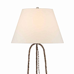 Торшер с конусовидным тканевым абажуром и фактурным каркасом Industrial Profile варинант исполнения - 2 | Loft Concept в Сочи