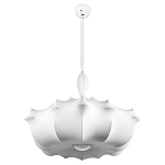 Подвесной светильник с белым фигурным абажуром и мягкими волнистыми краями Cloud Motion  варинант исполнения - 15 | Loft Concept в Сочи