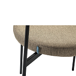 Стул металлический с мягкой спинкой и сиденьем Alfie Chair варинант исполнения - 9 | Loft Concept в Сочи