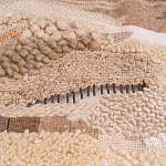 Тканый вручную монументальный настенный гобелен Earth Flow варинант исполнения - 2 | Loft Concept в Сочи