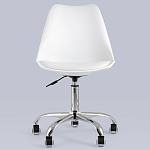 Офисный стул на металлическом основании EGGERY White варинант исполнения - 4 | Loft Concept в Сочи
