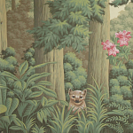 Обои ручная роспись Redwoods Sequoia colourway on Aurore scenic paper варинант исполнения - 1 | Loft Concept в Сочи