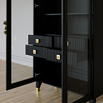 Дизайнерский шкаф витрина Elsa Dreams Black с 4-мя ящиками варинант исполнения - 8 | Loft Concept в Сочи