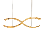 Люстра волнистой формы с фактурным хрустальным плафоном Light Delight варинант исполнения - 7 | Loft Concept в Сочи