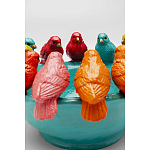 Декоративное дизайнерское блюдо разноцветные попугаи  варинант исполнения - 4 | Loft Concept в Сочи