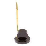 Часы настольные с ручкой из натурального камня Stone Clock варинант исполнения - 3 | Loft Concept в Сочи