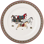 Сервиз обеденный из фарфора с изображением лошадей на 6 персон 23 предмета Porcelain Horse Set  варинант исполнения - 3 | Loft Concept в Сочи