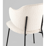 Стул Bellamy букле молочный варинант исполнения - 3 | Loft Concept в Сочи