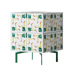 Тумба  с рисунком ShortT Pina Colada Green варинант исполнения - 2 | Loft Concept в Сочи