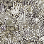 Ткань Jungle Animaux Camoufles Бежевый Велюр N 1147 варинант исполнения - 1 | Loft Concept в Сочи