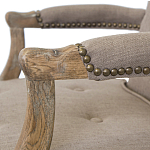 Кресло Aubrey Classical Armchair brown flax варинант исполнения - 4 | Loft Concept в Сочи