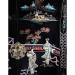 Шкаф черный в китайском стиле  Chinese Cabinet Black варинант исполнения - 2 | Loft Concept в Сочи