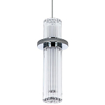 Подвесной светильник хром Odile Acrylic Tube Hanging Lamp Chrome варинант исполнения - 1 | Loft Concept в Сочи