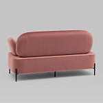 Диван в велюровой обивке цвета пыльная роза COLOR BLOCK варинант исполнения - 4 | Loft Concept в Сочи