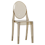 Прозрачный стул с янтарным оттенком LOUIS GHOST CHAIR варинант исполнения - 1 | Loft Concept в Сочи