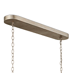 Люстра овальной формы с фактурным серебряным каркасом и тканевым абажуром Silver Honeycomb варинант исполнения - 4 | Loft Concept в Сочи