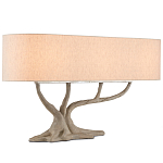 Настольная лампа с корпусом в виде дерева Gray Concrete Trunk варинант исполнения - 2 | Loft Concept в Сочи