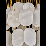 Люстра с овальными подвесками из натурального камня Spatial Composition варинант исполнения - 5 | Loft Concept в Сочи