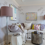 Обои ручная роспись Bamboo Special Colourway on Natural Mica metallic silk варинант исполнения - 1 | Loft Concept в Сочи